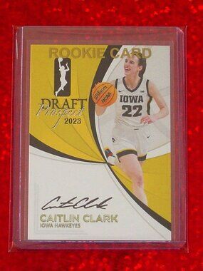 Caitlin Clark Draft Facsimile Auto Prospect Card